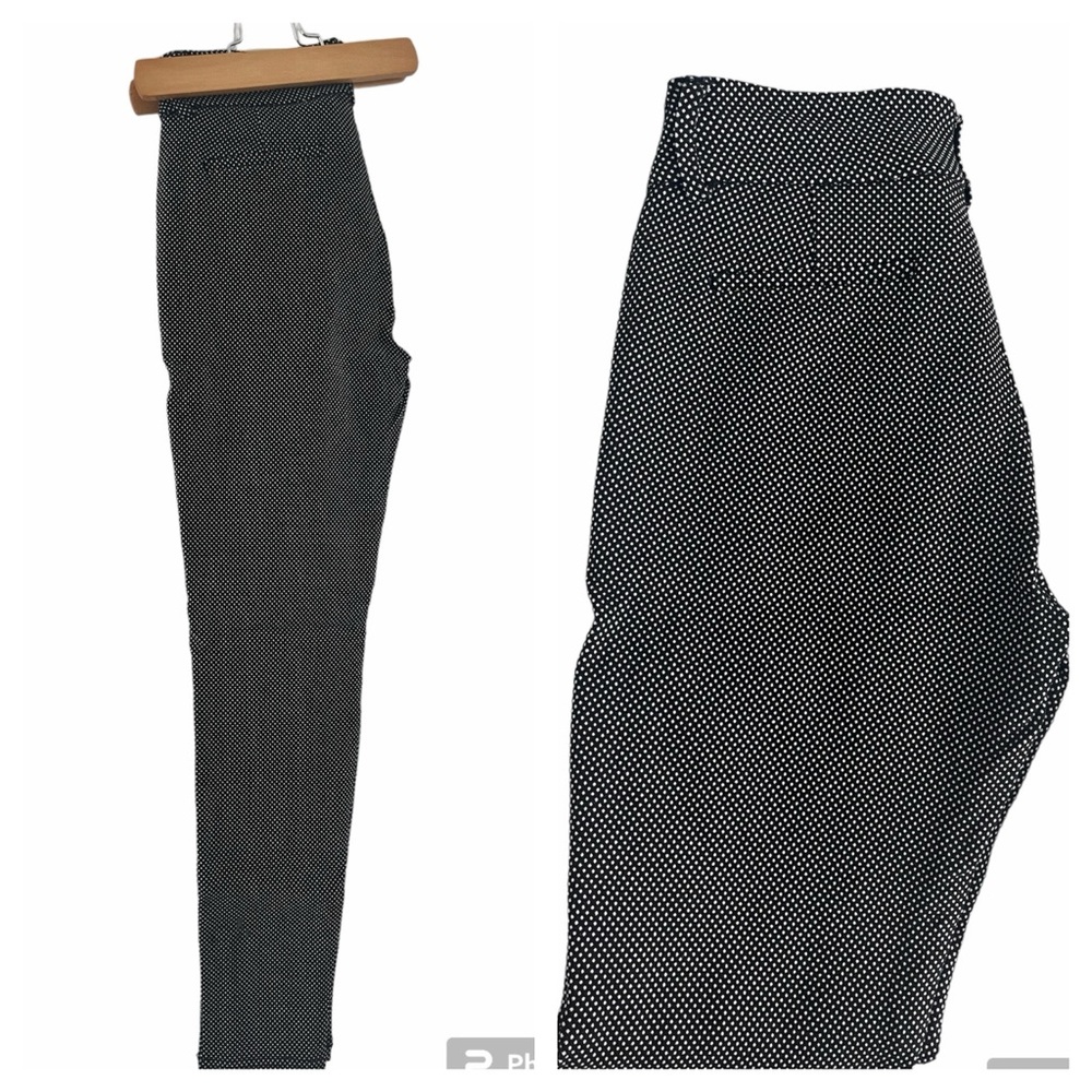 Chocolate brand pants Black and white polka dots Medium Juniors